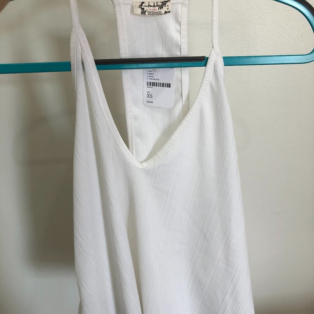 Free People XS White Tank